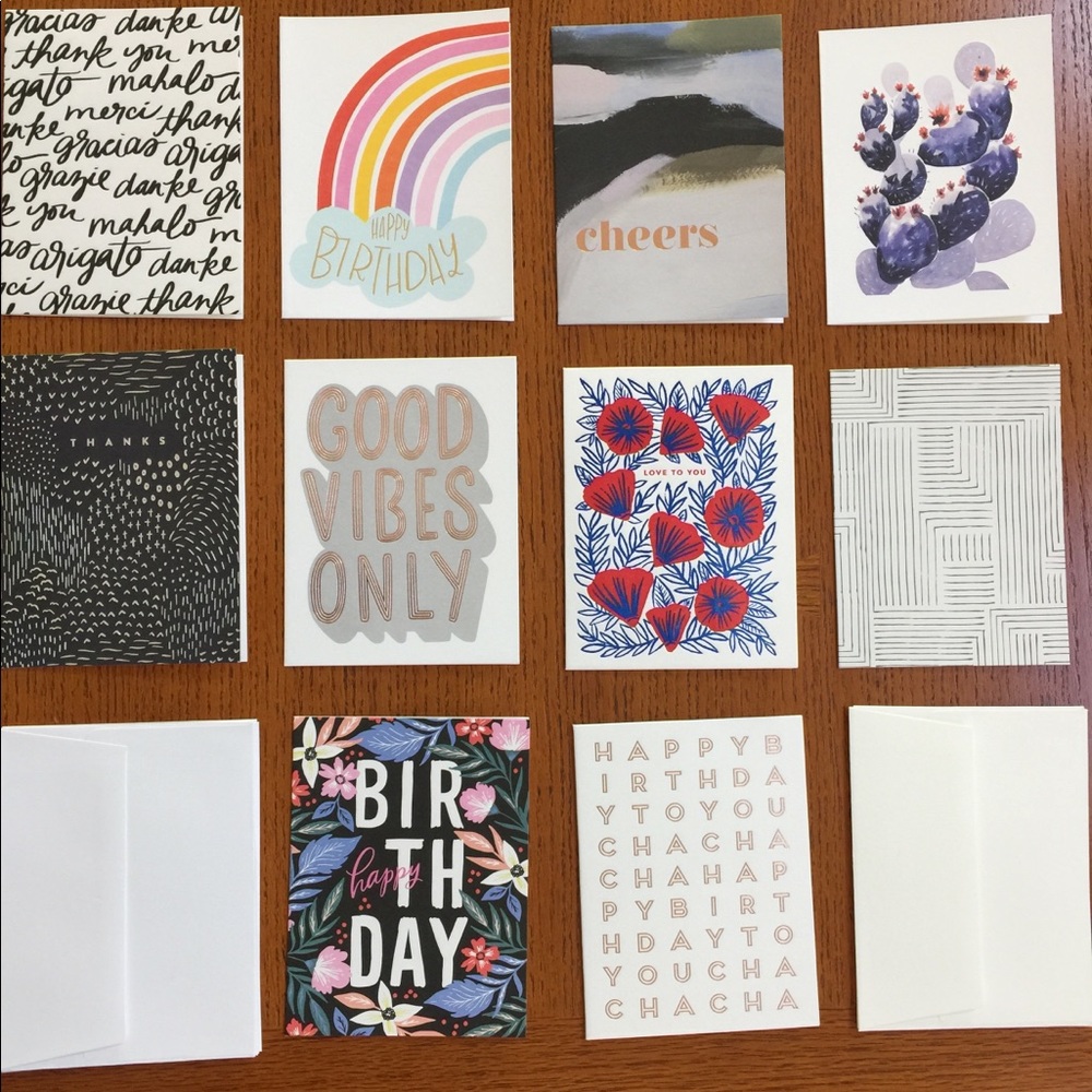 Minted greeting cards, independent artists